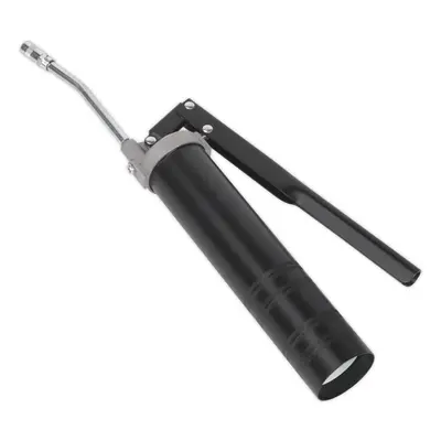 Lever Operated Screw-Type Grease Gun - Vacuum Suction - Rigid Extension Tube