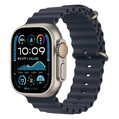 Apple Watch Ultra 49mm(GPS+Cellular) (MX4D3, Natural Titanium Navy Ocean Band)