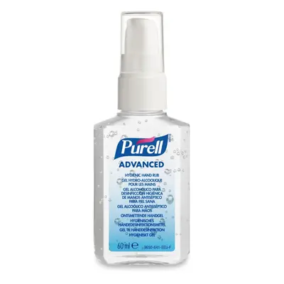 PURELLÂ® Advanced Hygienic Hand Rub Sanitiser 60mL Portable Pump Bottle