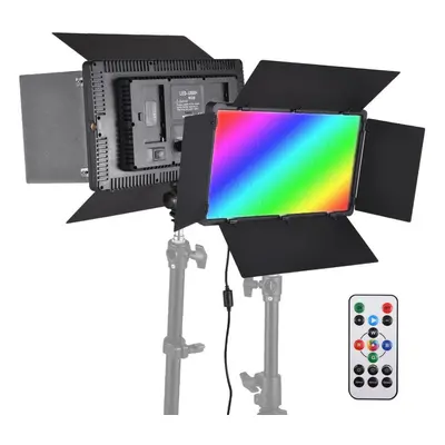 (black, EU Plug) Bi-color Rgb Photography Light 50w Led Light Panel 700pcs Led Beads 3200k-5600k