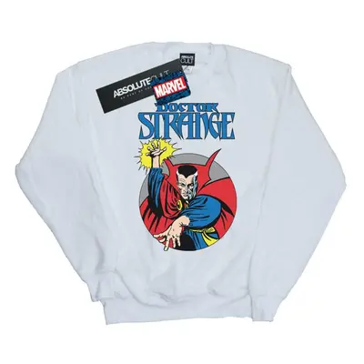 (4XL, White) Marvel Mens Doctor Strange Circle Sweatshirt