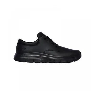 (9 (Adults'), Black) Work Relaxed Fit: Flex Advantage - Fourche SR Black Mens Lace-up Slip Resis