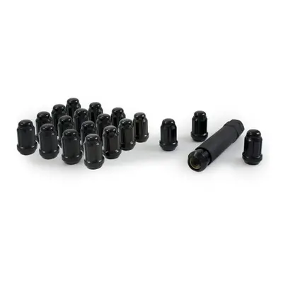 Gorilla Automotive 21133BC Small Diameter Acorn Black Lug Kit 12mm x Thread Size Pack of