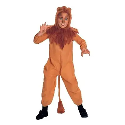 Rubies The Wizard of Oz Cowardly Lion Child Costume Size Large- Boys