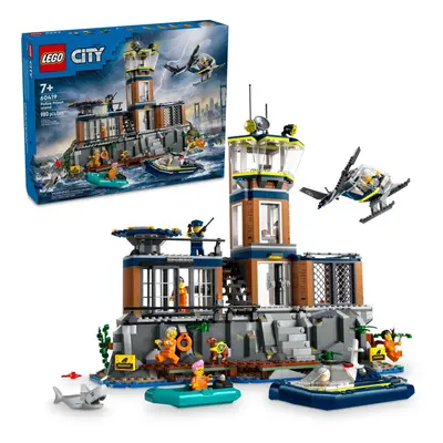 LEGO City Police Prison Island Toy Building Set Birthday Gift for Boy