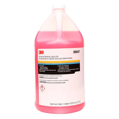 3M Overspray Masking Liquid Dry Gallon Factory