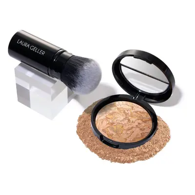 LAURA GELLER NEW YORK Get Glowing Kit (2pc): Baked Balance-n-Glow Illuminating Powder Foundation