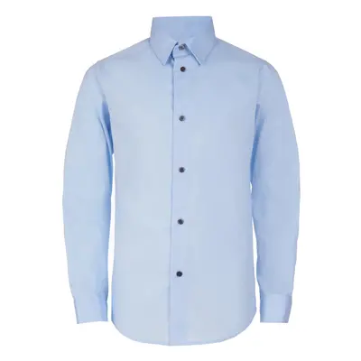 Calvin Klein Boys' Long Sleeve Slim Fit Dress Shirt Button-down Style