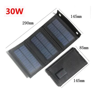 (30W) 70W/50W/30W Foldable Solar Panel USB 5V Solar Charger Waterproof Solar Cell Portable Outdo