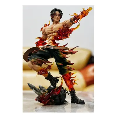 (Ace, with box) One Piece Figure Ace Figures PortgasD Ace Action Statue Pvc Gk Model Collection 