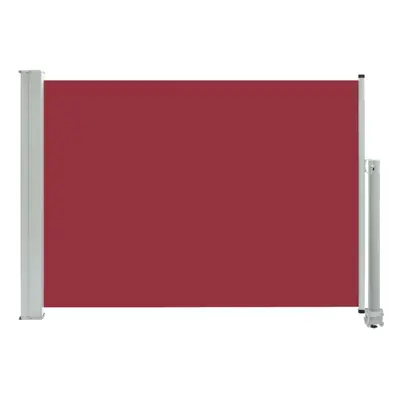 (red, x cm) vidaXL Patio Retractable Side Awning Privacy Screen Garden Sunshade Screen