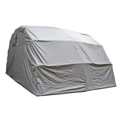 Vehicle Storage Shelter - Rigid Tubular Frame - 2.7m x 5.5m x 2m - Anchor Points