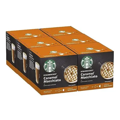 STARBUCKS Caramel Macchiato by Nescaf? Dolce Gusto Coffee Pods x (72 Capsules, Servings)