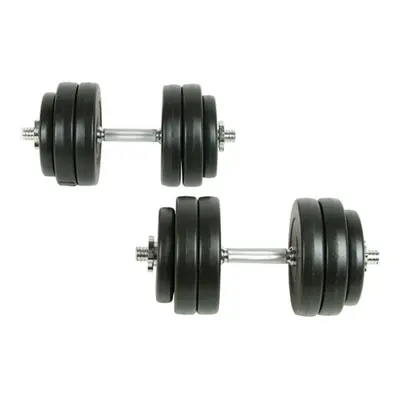 vidaXL Piece Dumbbell Set 30kg Gym Exercise Training Fitness Free Weight