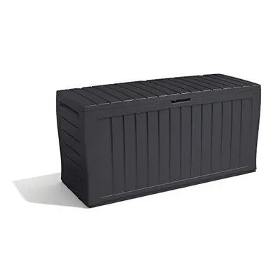 Keter Marvel+ 270L Outdoor Garden Storage Box Garden Furniture - Graphite Grey