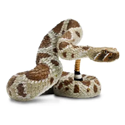 Safari Ltd. Western Diamondback Rattlesnake Figurine - Realistic 5.75"" Model Figure - Education