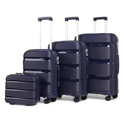 (14/20/24/28 inch set) 1or Pieces PP Hard Shell Suitcase Travel Trolley Spinner Wheels Lightweig