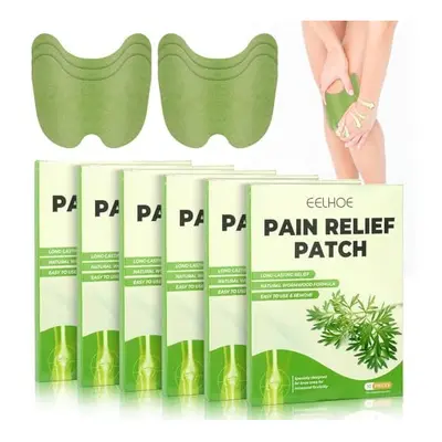 Foreverup 60Pcs Pain Relief Patches,Knee Pain Relief Patches Kit,Wellknee Pain Relief Patch Worm