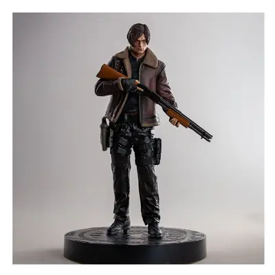 (with retail box) 33cm Resident Evil Leon S. Kennedy GK PVC Action Figure Biohazard Game Leon An