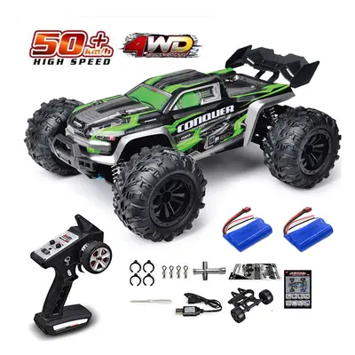 (16102-GR-2B) Rc Car Off Road 4x4 High Speed 70KM/H Remote Control Car with LED Headlight Brushl