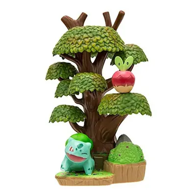 PokÃ©moN Select Forest Environment - Multi-Level Display Set with 2-Inch Bulbasaur and Applin Ba