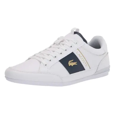 LacosteMensChaymon SneakerWhite/White Leather12