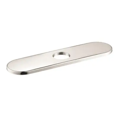 hansgrohe 11-inch Coordinating Base Plate Modern Easy Install in Polished Nickel