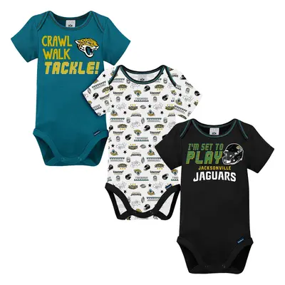 Gerber Unisex Baby Baby Boys NFL Pack Short Sleeve Onesie Bodysuit Team Color Months