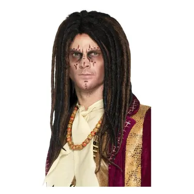 Smiffy's Deluxe Voodoo Dreadlock Wig (one Size) - mens halloween deluxe voodoo dreadlock wig