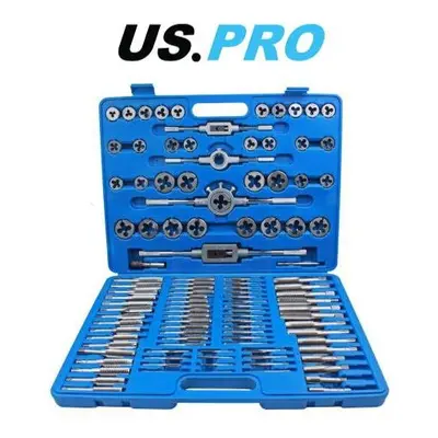 US PRO Tools Piece UNF, NS, UNC, (SAE) & Metric Tap And Die Set