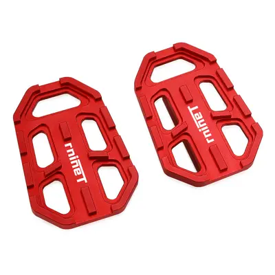 (Red R Nine T) For BMW R Nine T Scrambler 2017 2019 Billet Wide Foot Pegs Pedals Rest Footpegs M