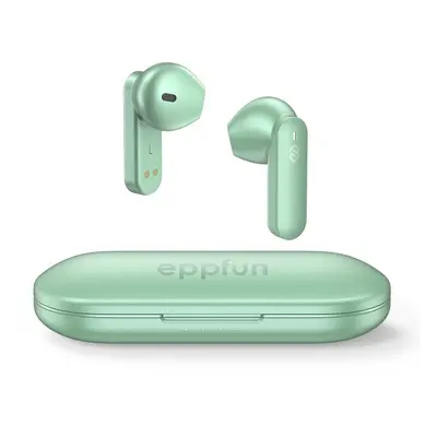 (Green) Eppfun Cutemeet Metal Tws Earbuds Qualcomm QCC3040 Aptx Adaptive/AAC