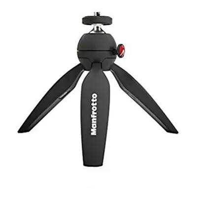 Manfrotto MTPIXIMII-B, PIXI Mini Tripod with Handgrip for Compact System Cameras, Made in Italy,