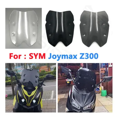 (THK 4MM Smoky gray) For SYM Joymax Z300 Z Motorcycle Windshield Windscreens Wind Deflectors