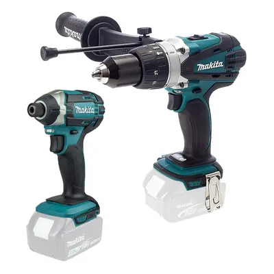 Makita DLX2145 18v LXT DHP458Z Combi Hammer Drill + DTD152 Impact Driver Bare