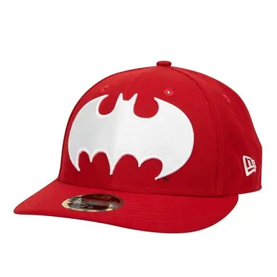 Batman 880961-75-8fitte Low Profile Red Era Fifty Fitted Hat - 7.625 Fitted