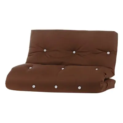 (BROWN ) Seater Fibre Filled Futon Mattress