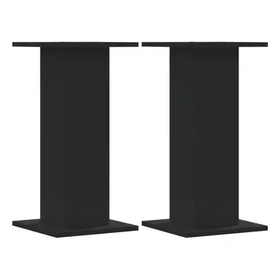 (black, x x cm) vidaXL Plant Stands Garden Plant Pot Holder Flower Stand pcs Engineered Wood