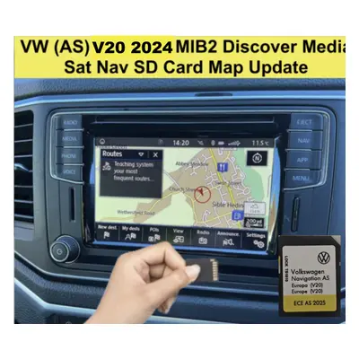 VW (AS) V20 MIB2 Discover Media Sat Nav SD Card Map Update