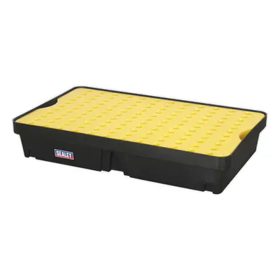 60L Spill Tray with Platform - Holds x 45L Drums - High-Density PE Plastic