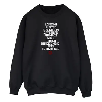 (3XL, Black) Marvel Mens Winter Soldier Trigger Words Sweatshirt