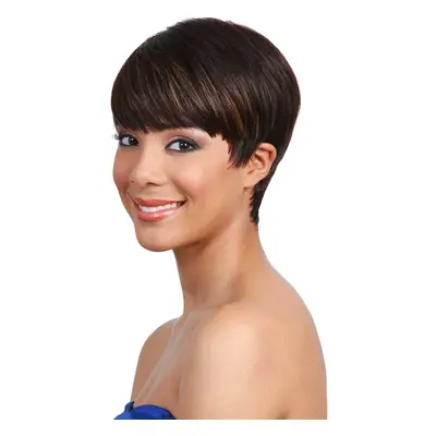 BOBBI BOSS Human Hair Wig MH1212 CUTIE 1B Off Black