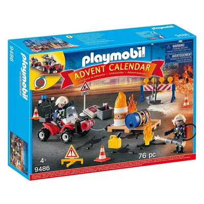 Playmobil Advent Calendar - Construction Site Fire Rescue