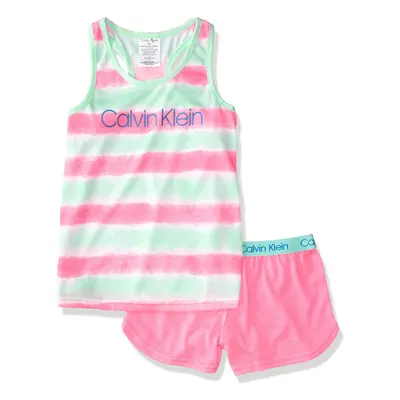 Calvin KleinGirls2-Piece Cute Tank Top and Cozy Bottom Short Pajama Se