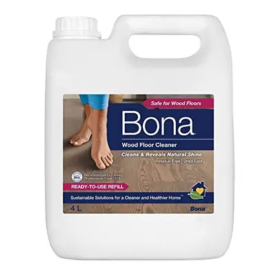 Bona Wood Floor Cleaner Liquid, Litre Refill Bottle