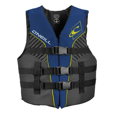 O'Neill Youth Superlite USCG Life Vest Pacific/Smoke/Black:Yellow 1sz