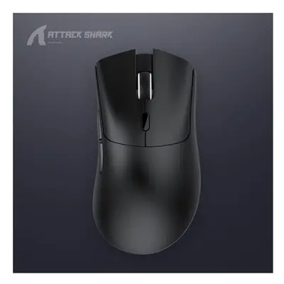 (Black) Attack Shark R1 Wireless Mouse Bluetooth Gaming Mouse PAW3311 Sensor,1000Hz Return-rate,