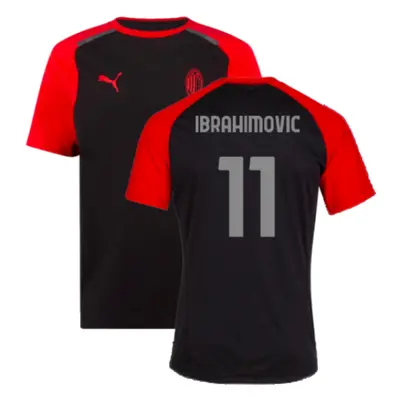 (L) AC Milan Casuals Tee (Black) (Ibrahimovic 11)