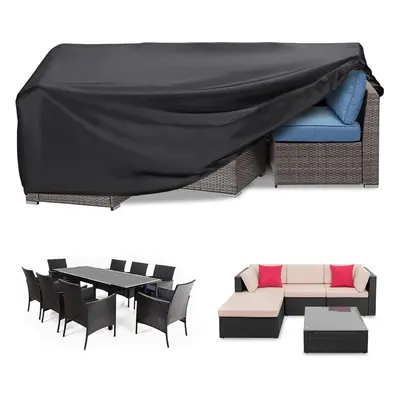 (250x200x90cm) Garden Furniture Cover Waterproof Heavy Duty 420D Oxford Fabric