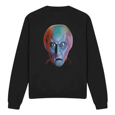 (XXL, Black) Star Trek Unisex Adult Balok Head Sweatshirt